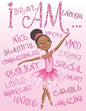 I Am Enough, I Am Special, I Am Unique: Positive Affirmations for African American Girls Empowering Coloring Book for Black and Brown Girls with Natur - Paperback