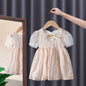 Children's Western Style Dress Girl Baby Princess Princess Puff Sleeves