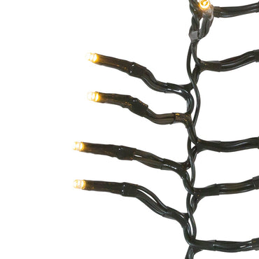 480-Light Fairy Warm White LED Connectable Cluster Garland