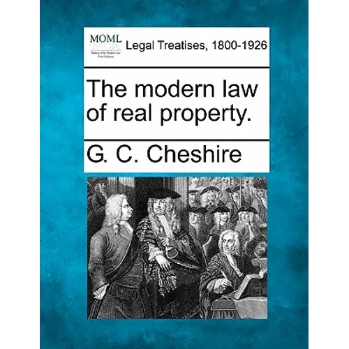 The modern law of real property. - Paperback