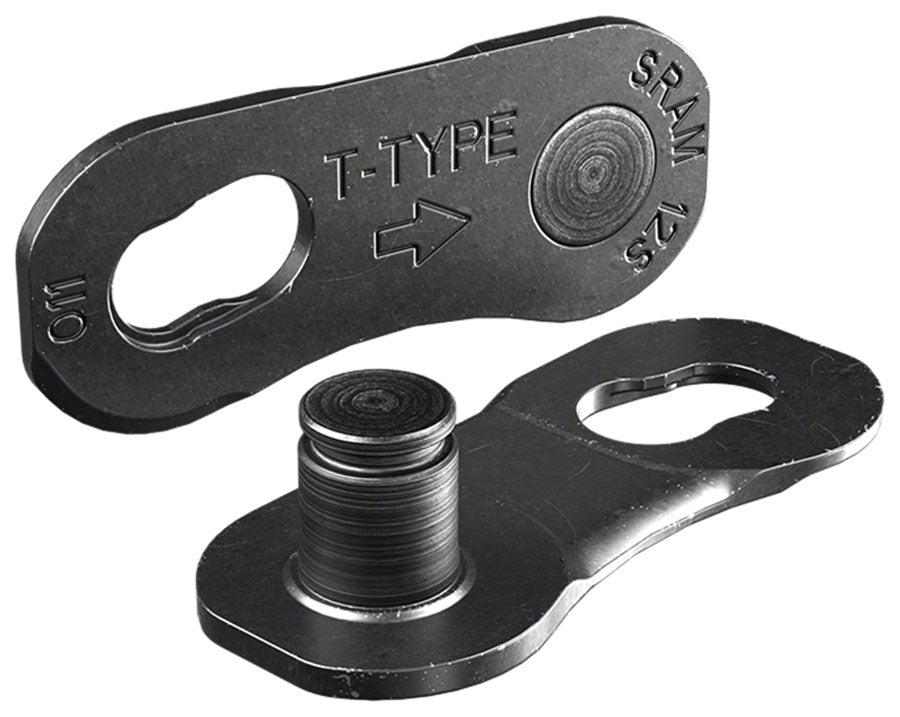 SRAM Eagle T-Type PowerLock Flattop Connector Link - 12-Speed For Eagle T-Type Flattop Chain Only PVD Coated BLK 4 Pack Main image