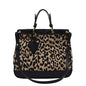 Check Houndstooth Leopard Print Personalized Daily Commuter Women's Bag