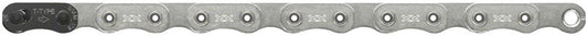 SRAM XX Eagle T-Type Flattop Chain - 12-Speed 126 Links Hollow Pin Includes PowerLock Connector PVD Coated Silver