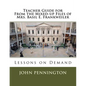 Teacher Guide for From the Mixed-up Files of Mrs. Basil E. Frankweiler: Lessons on Demand - Paperback