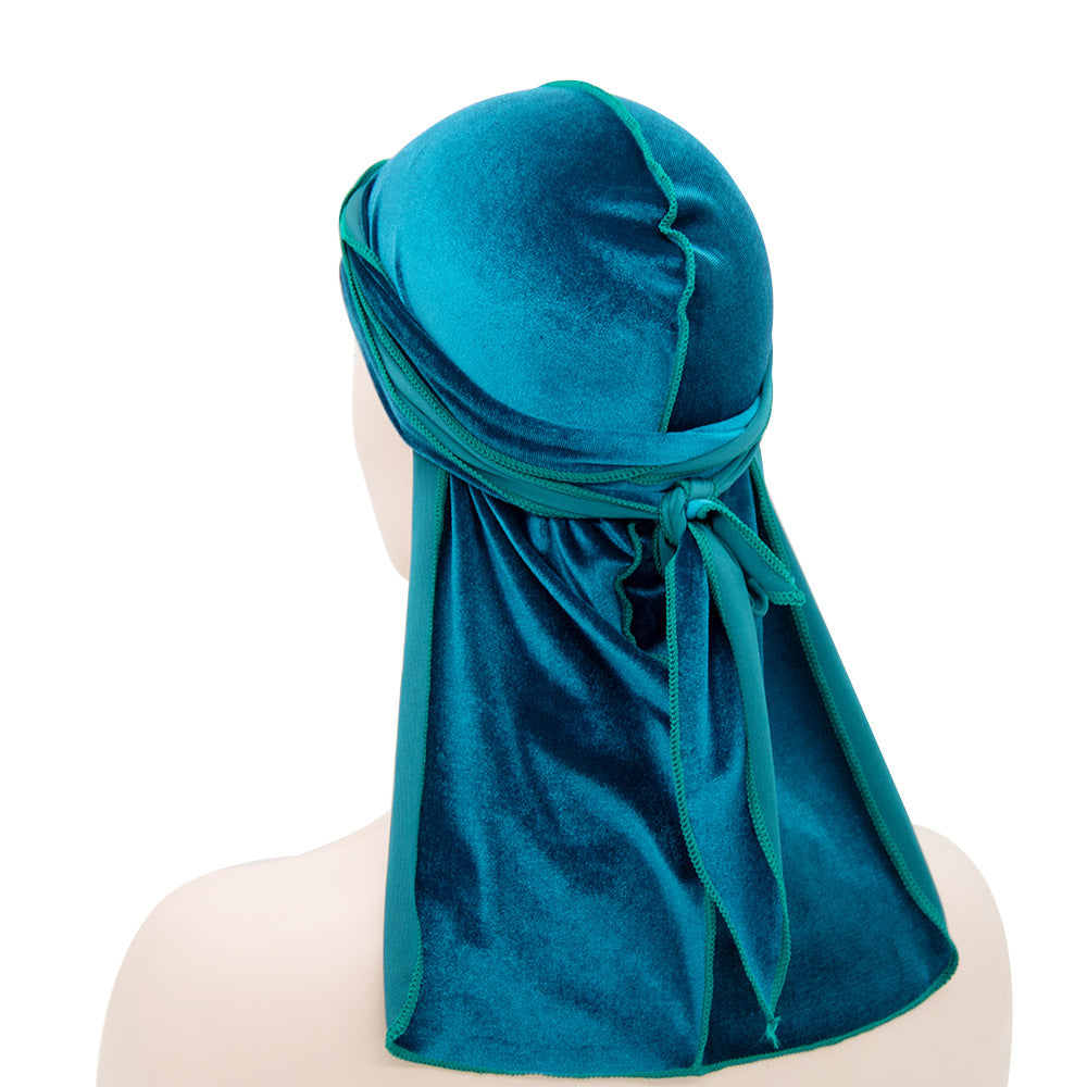 Velvet Long Tail Pirate Hat