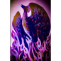 Purple Fire Phoenix Rise - Paperback