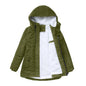 New Style Warm Coat For Fall Winter Women's European Size Thickened Plus Velvet Cotton Coat