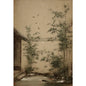 Japanese Traditional Asian Landscape Poster Retro Ukiyo-e Zen Ink Mountain Scenery Canvas Painting Wall Art for Room Home Decor