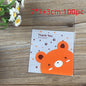 Cute Bear Cookies Western Cookies Gift Leisure Food Self-adhesive Plastic Packaging Bag