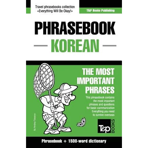 English-Korean phrasebook and 1500-word dictionary - Paperback
