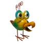 Iron Baby Jungle Bird Garden Decor -