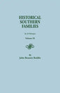 Historical Southern Families. in 23 Volumes. Volume IX - Paperback