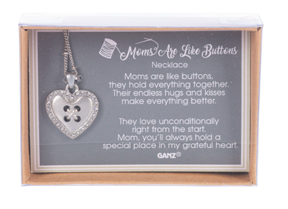 Moms are like Buttons - Necklace -