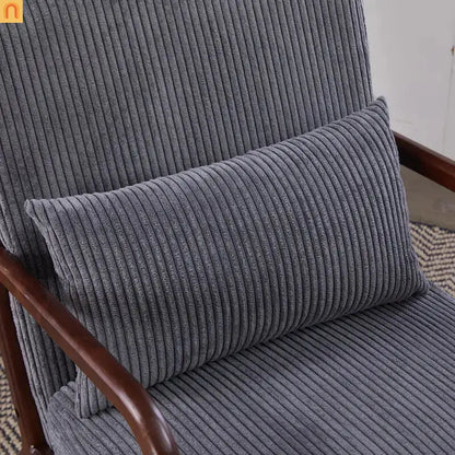 Accent Chair Mid-Century Dark Gray 28in