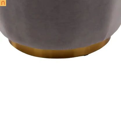 Accent Chair Barrel Swivel Velvet Gray 360 Degree 300 lb 25in