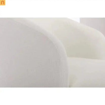 Accent Chair Barrel Swivel Chenille Ivory 360 Degree 250 lb 25in