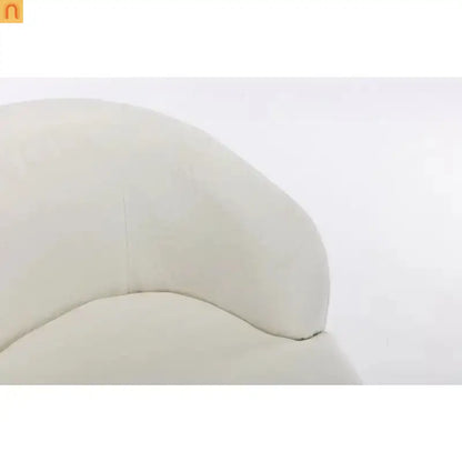 Accent Chair Barrel Swivel Chenille Ivory 360 Degree 250 lb 25in