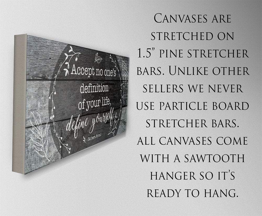 Accept No One's Definition - Canvas