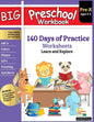 Big Preschool Workbook: Ages 3 - 5, 140+ Days of PreK Learning Materials, Fun Homeschool Curriculum Activities Help Pre K Kids Prep With Lette - Paperback