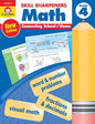 Skill Sharpeners: Math, Grade 4 Workbook - Paperback