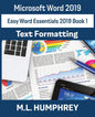 Word 2019 Text Formatting - Paperback