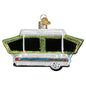 Old World Christmas Popup Tent Camper