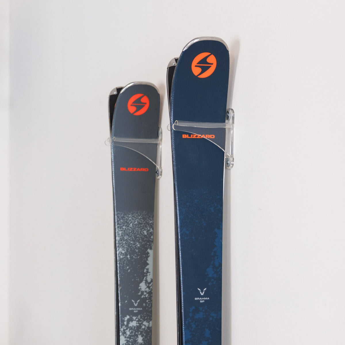 Summit Clear Acrylic Ski Wall Rack | 2 Pack