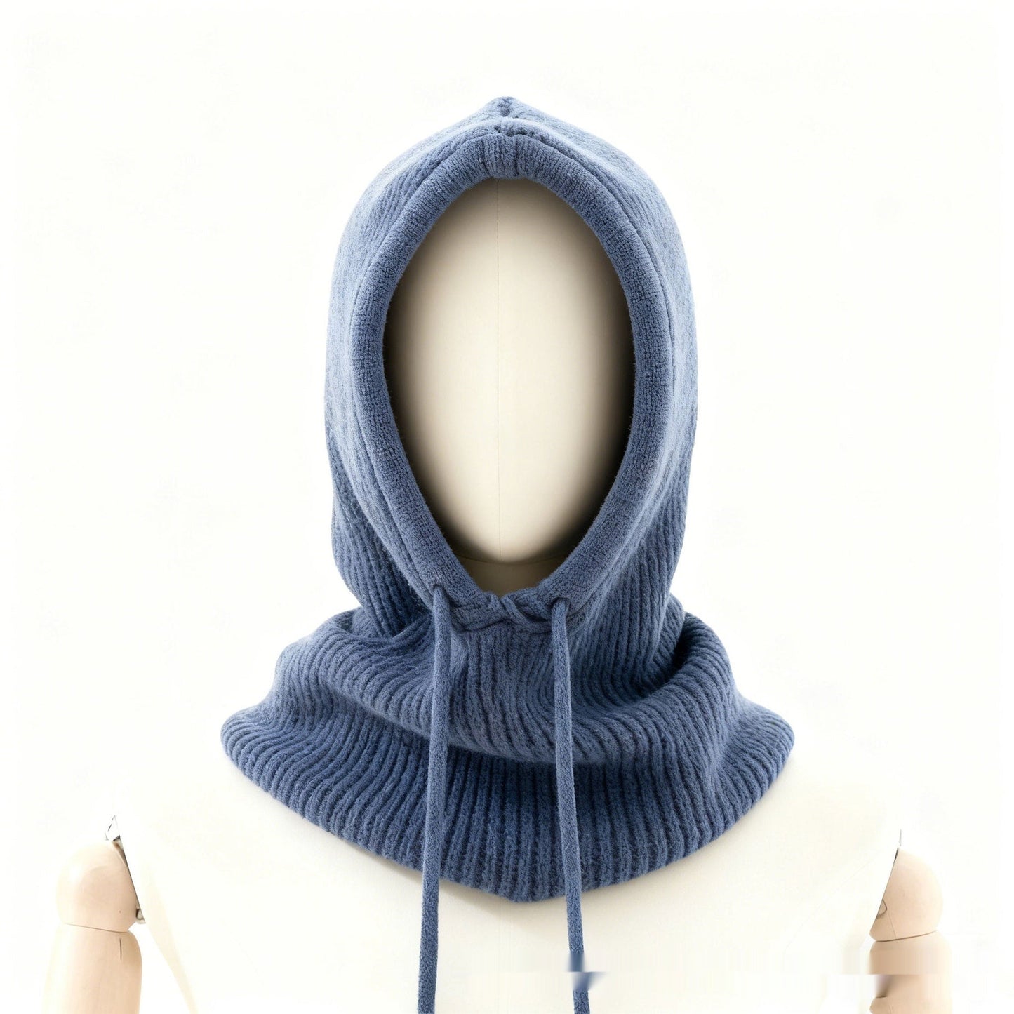 Women's Winter Retro Drawstring Knitted Hat