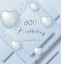 80th Birthday Guest Book: Keepsake Gift for Men and Women Turning 80 - Hardback with Funny Ice Sheet-Frozen Cover Themed Decorations & Supplies, Perso - Hardcover