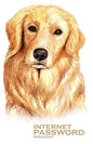 Internet Password Organizer: Golden Retriever Dog (Password Log Book) - Paperback