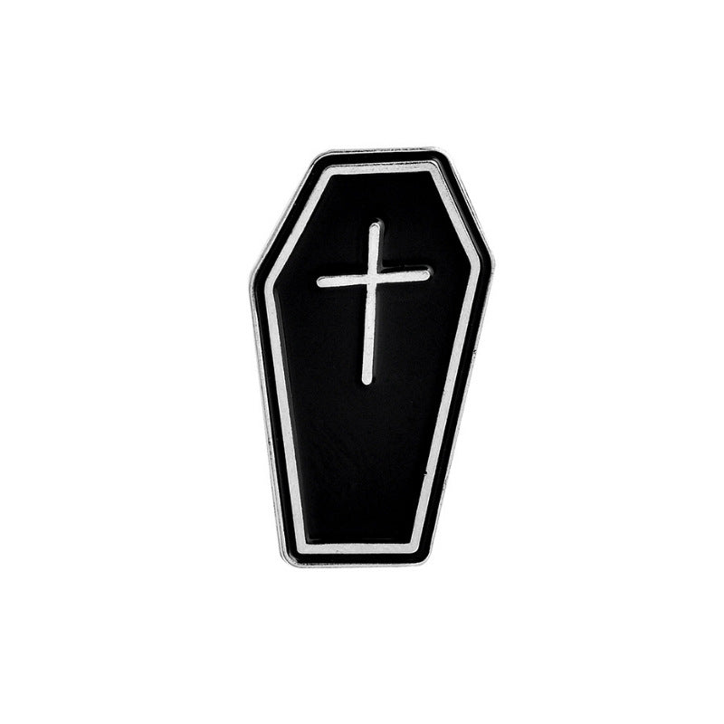 Punk Dark Series Retro Statement Brooch