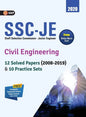 Ssc Je 2020: Civil Engineering - 12 Solved Paper (2008-19) & 10 Practice Sets - Paperback