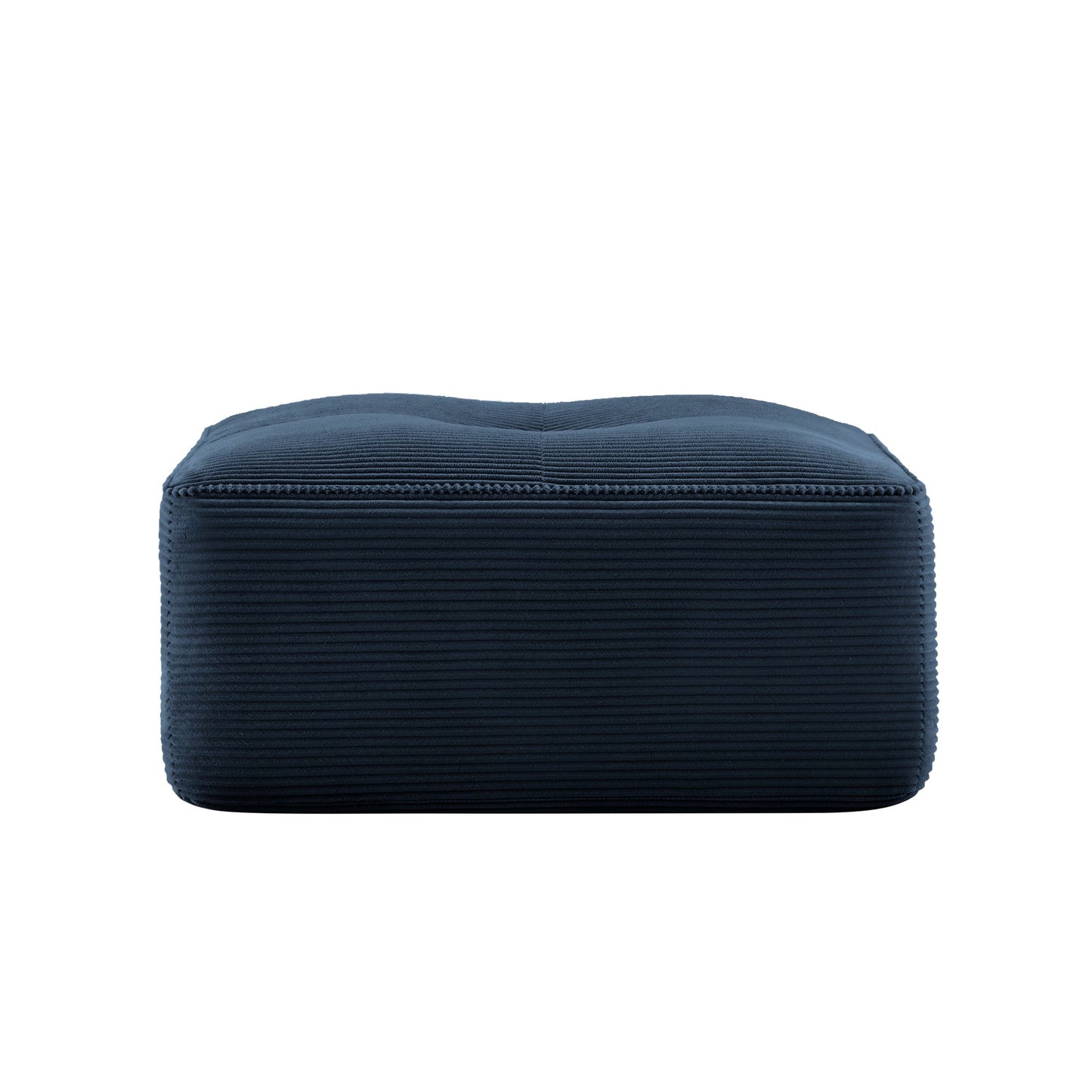 Ottoman Corduroy - Blue