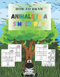 How to Draw animals in a simple way: sketchbooks for drawing for Kids, girl, boy, artists, teens, boyfriend - 8.5"x 11" 65 pages - Paperback