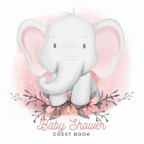 Baby Shower Guest Book: Elephant Boy Theme, Wishes for Baby and Advice for Parents, Personalized with Space for Guests to Sign In and Leave Addresses, - Paperback