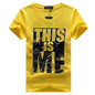 Men's  Plus Size Youth Half-Sleeved T-Shirt
