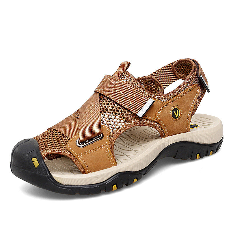 Mens Slip-on Large-size Sandals
