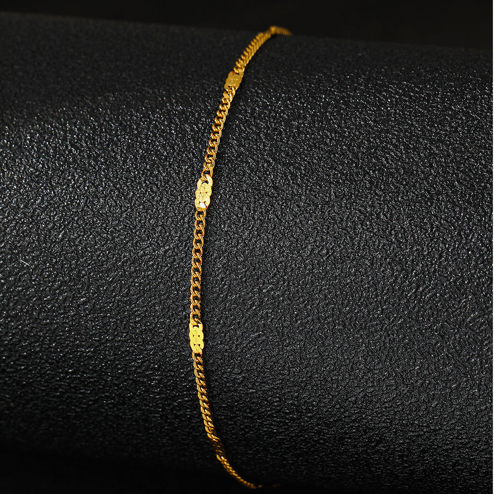 Stainless Steel Fashionable All-match Anklet