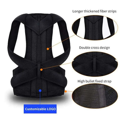 Adjustable Mesh Posture Correction Belt