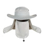 Adult Wide Brim Sun Hat with Neck Face Flap Cover