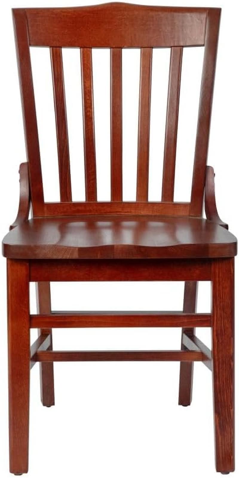 Hercules Mahogany Schoolhouse Dining Chair For Restaurants