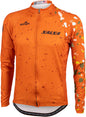 Salsa Men's Terrazzo Long Sleeve Jersey - Small Orange