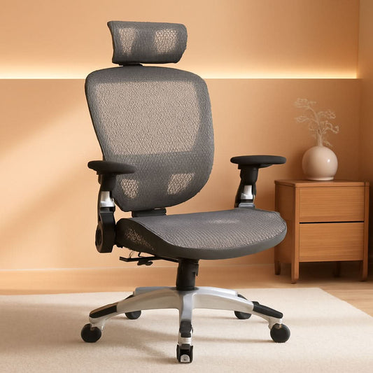 Hyken Ergonomic Mesh Swivel Task Chair Adjustable Black Office Chair