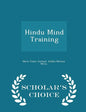 Hindu Mind Training - Scholar's Choice Edition - Paperback