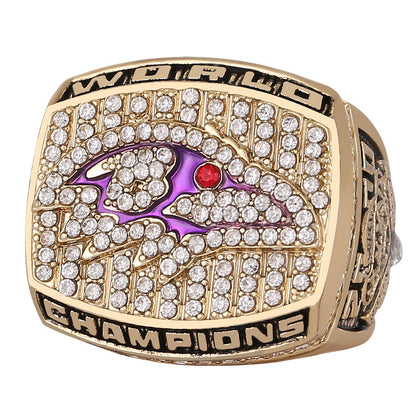 2001 & 2012 Baltimore Ravens  Super Bowl Championship Ring &Trophy Set