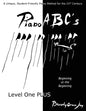 Piano ABC's Level One PLUS: Beginning at the Beginning - Paperback