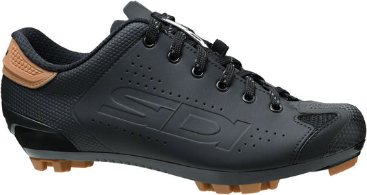 SIDI Dust Shoelace Mountain Clipless Shoes - Men's Black 42.5