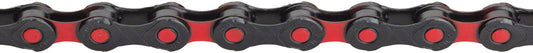 KMC DLC 12 Chain - 12-Speed 126 Links Black/Red