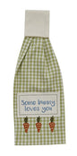 Some Bunny Loves You Appliqued Dish Towel