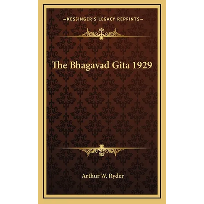 The Bhagavad Gita 1929 - Hardcover